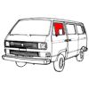 Vitre de porte avant gauche VW T3/T25 – Image 2