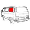 Vitre latérale arrière gauche ou droite pour VW T3/T25 – Image 2