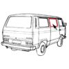 Joint lisse de vitre de porte coulissante droite VW T3 – Image 2