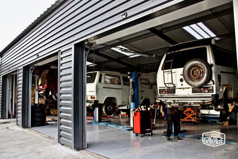 Atelier de garage de transporter